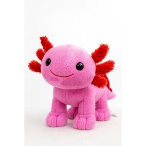 Build-A-Bear Pink‎ Sparkle Axolotl Plush 20" Red Gills 2023 BAB